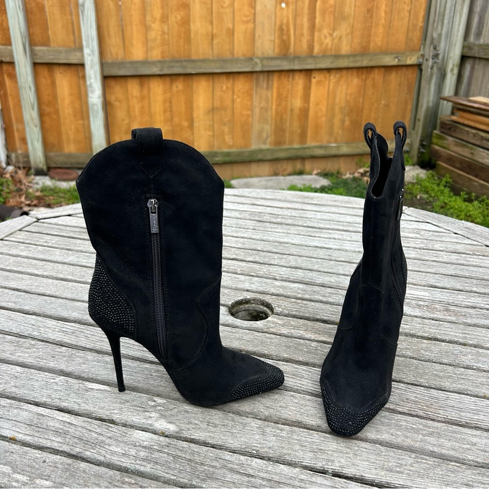 JESSICA SIMPSON Cicee Womens Glitter Shimmer Mid-calf Boots‎ size 5